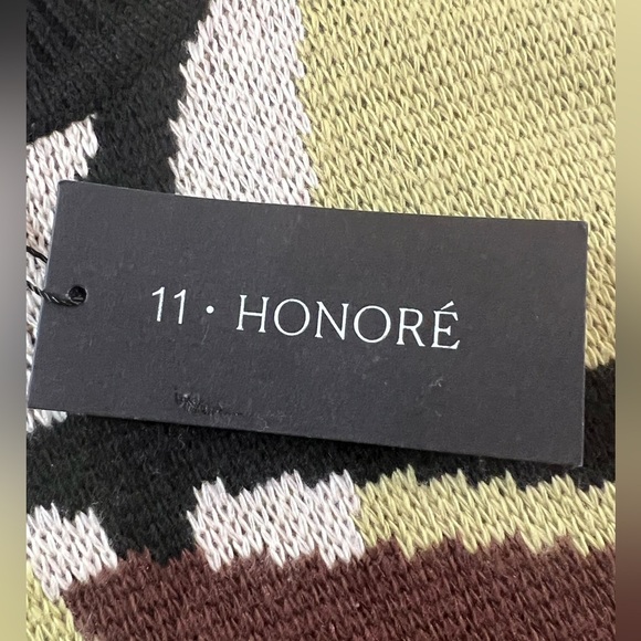 11 Honore Women’s Alexis Pattern Sweater, Abstract Colors, Size 0, NWT - Picture 5 of 13